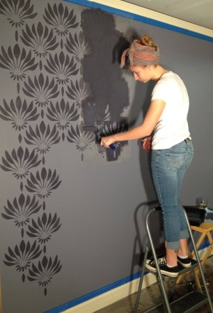 Трафареты для окраски стен