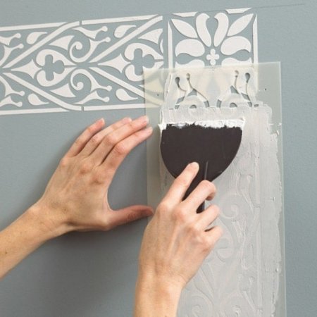 Трафареты для декора стен