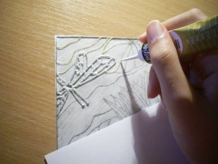 Контур для рисования на стекле