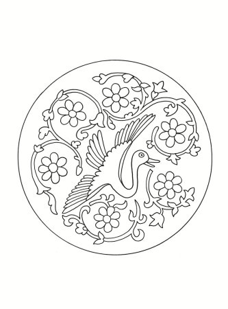 Хохлома раскраска