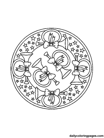 Раскраска "Хохломская роспись"