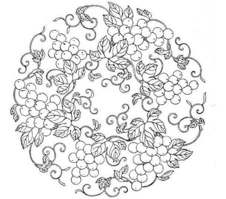 Хохлома раскраска