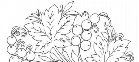 Полхов-Майданская роспись трафареты