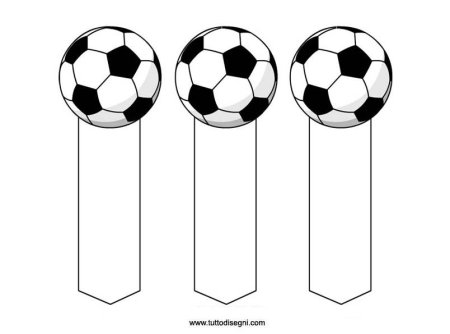 Трафарет футбольный мяч для торта