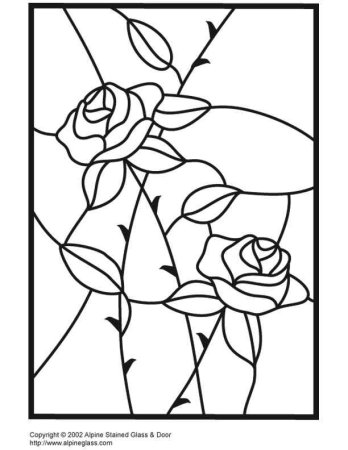 Эскиз для витража для начинающих