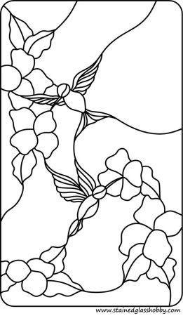 Трафареты для витражной росписи по стеклу