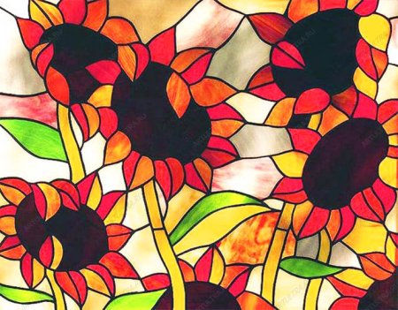 Витраж рисунок