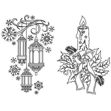 Трафарет "новогодний"