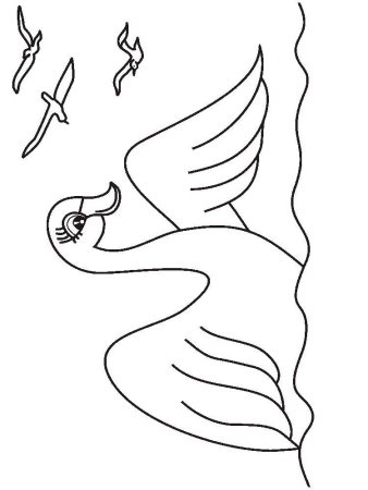 Царица лебедь раскраска