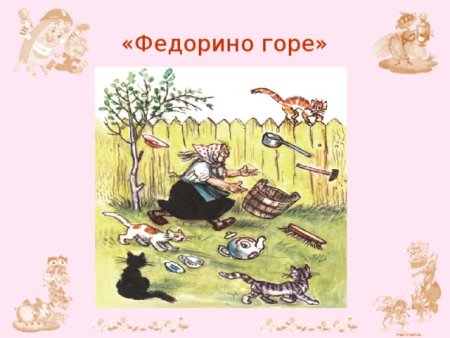 Чуковский Федорино горе раскраска