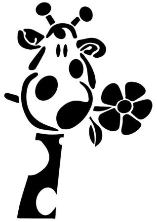 Трафареты детские для декора