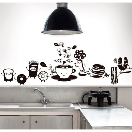 11 способов декорирования стен на кухне