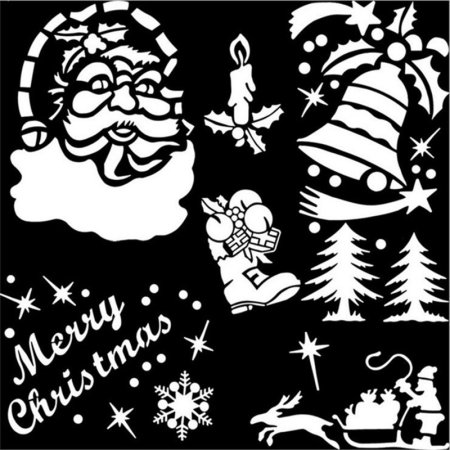 Рисунки на окна трафареты