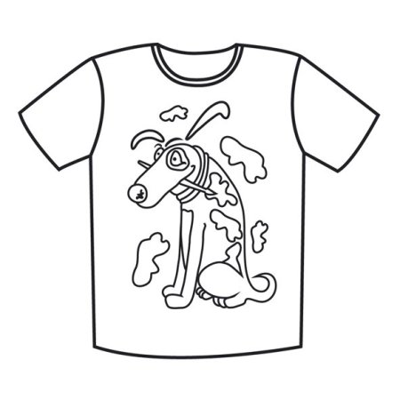 Футболки для раскрашивания для детей