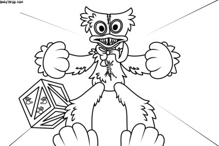 Хагги Вагги раскраска