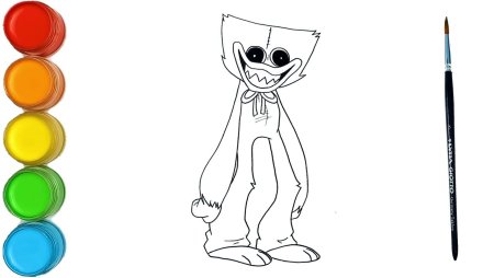 Раскраска попиплейтайм ХАГИВАГИ