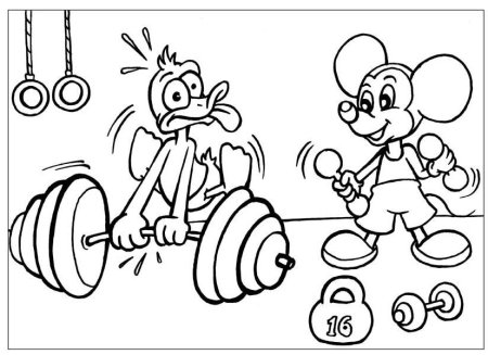 Раскраски на тему здоровый образ жизни