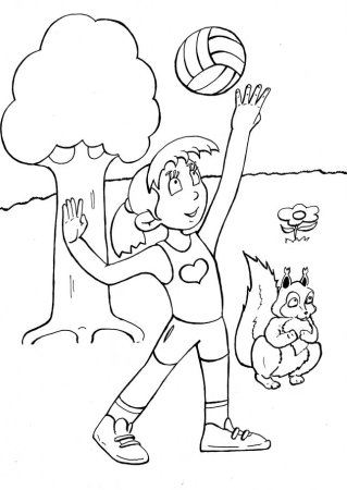 Раскраска за здоровый образ жизни