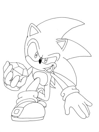 Sonic the Hedgehog раскраска