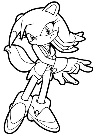 Sonic Forces раскраска