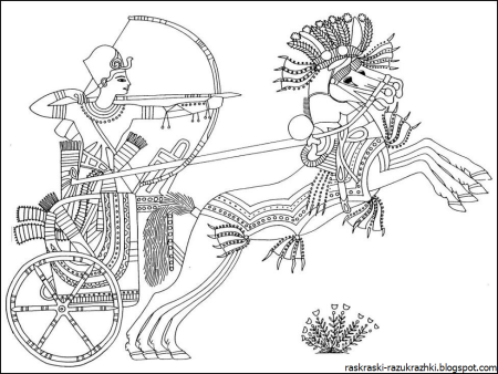 Древний Египет раскраска