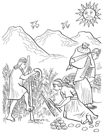 Раскраска люди древности