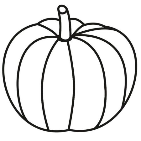 Тыква раскраска для детей