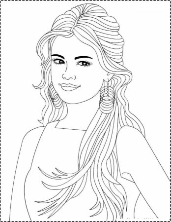 Лицо человека раскраска