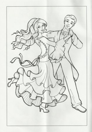 Вальс раскраска