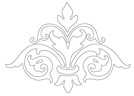 Чашка с орнаментом рисунок