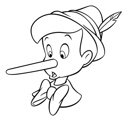 Нос черно белый