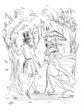 Пушкин осень раскраска