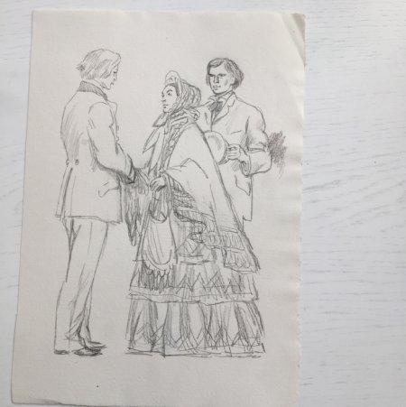 Зарисовки к произведению Дубровский