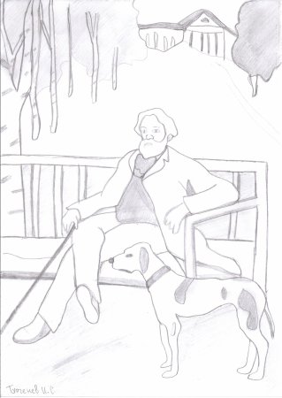 Иллюстрация к рассказу Муму легко для срисовки