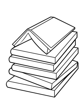 Раскраска "книга"