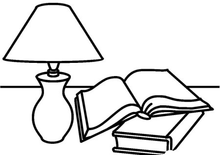 Рисунок раскрытой книги