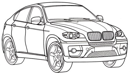 Раскраска Subaru Legacy