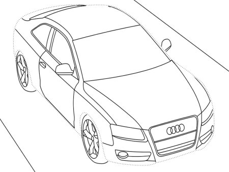 Раскраска Ауди q5
