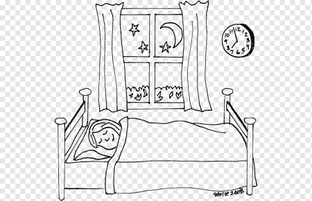 Сон раскраска