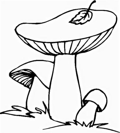 Гриб шаблон