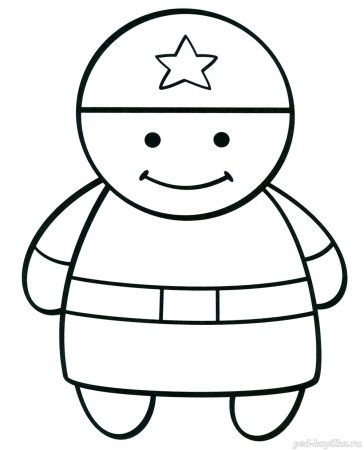 Солдатики раскраска