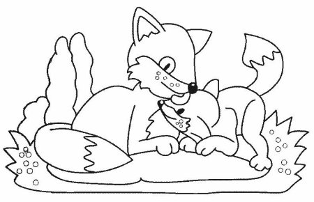 Раскраски зимние животные