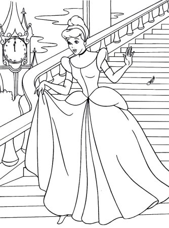 Разукрашки принцессы Диснея