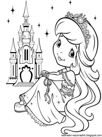 Раскраски принцессы Диснея Ариэль