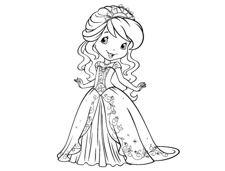 Принцессы Дисней раскраска печать