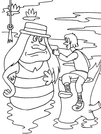 Летучий корабль мультфильм раскраска