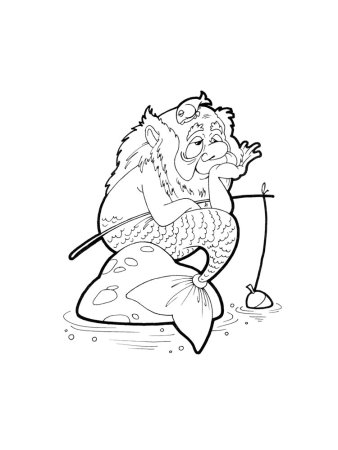 Водяной рисунок карандашом