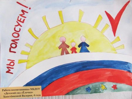 Рисунки на избирательную тематику