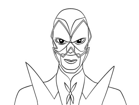 Раскраска БРАЖНИКА из леди баг