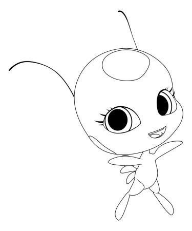 Раскраски КВАМИ из леди баг и супер кот